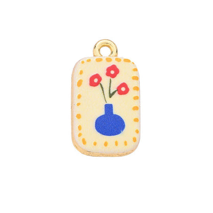 1-Piece Vintage Gold Animal & Nature Charm Pendant