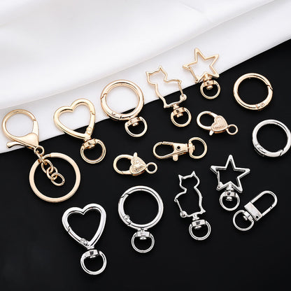 Golden & Silver Keychain Clasp Set