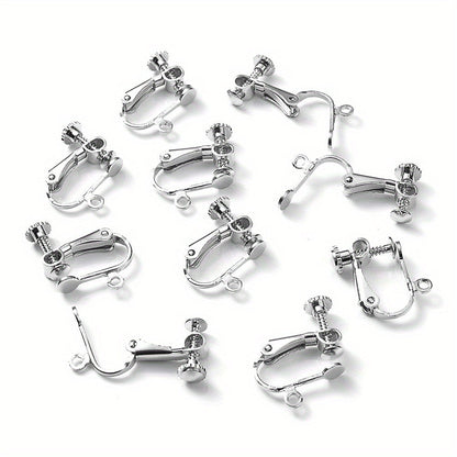 Brass Screw Ear Clips