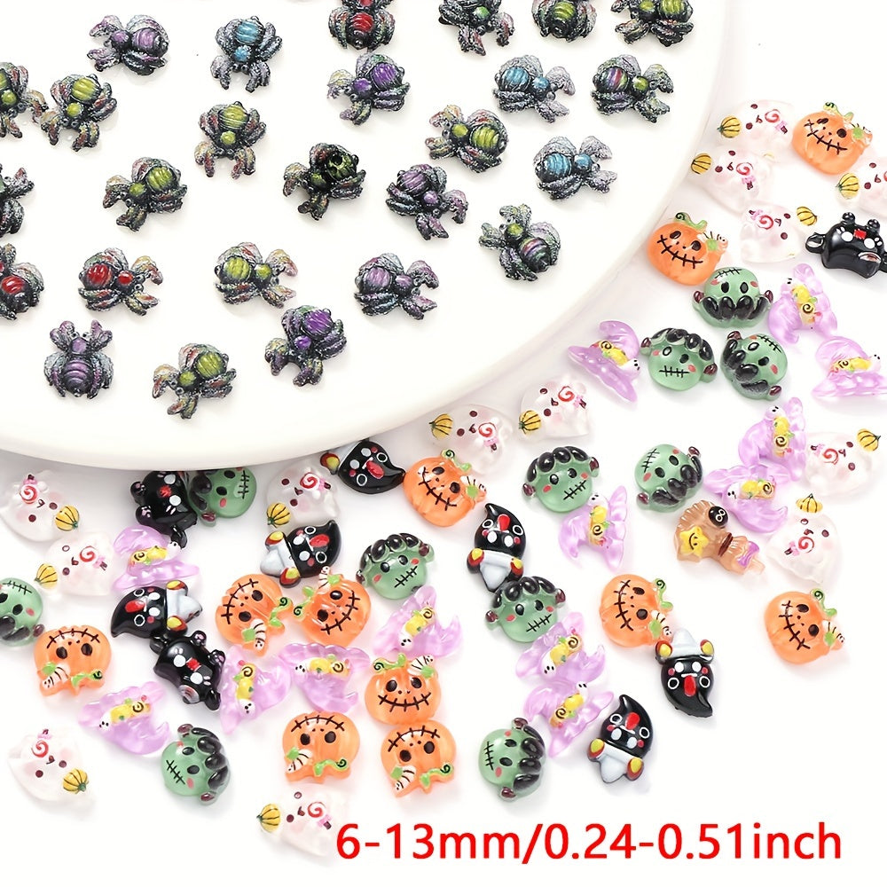 Halloween Resin Patch Beads