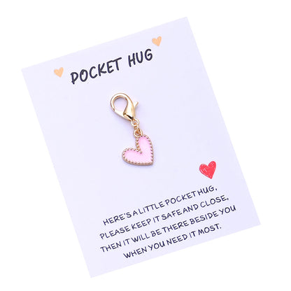 Heart Keychain with Thank You Card