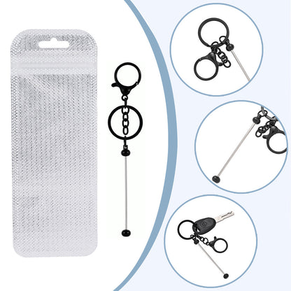 10-Piece Beadable Keychain Bar & Pouch Set