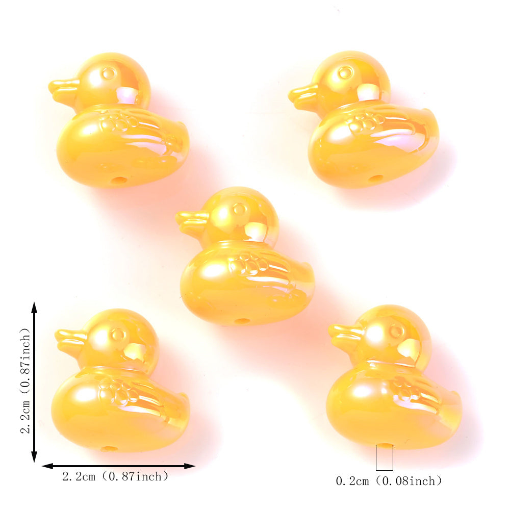 22 mm Acrylic Duck Decorative Pieces