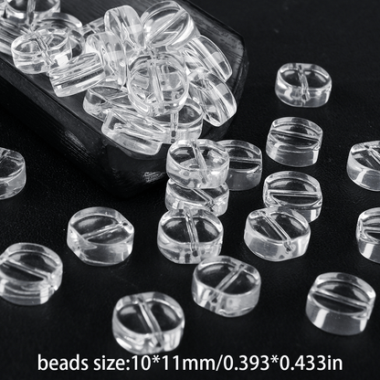 Transparent Crystal Round Beads