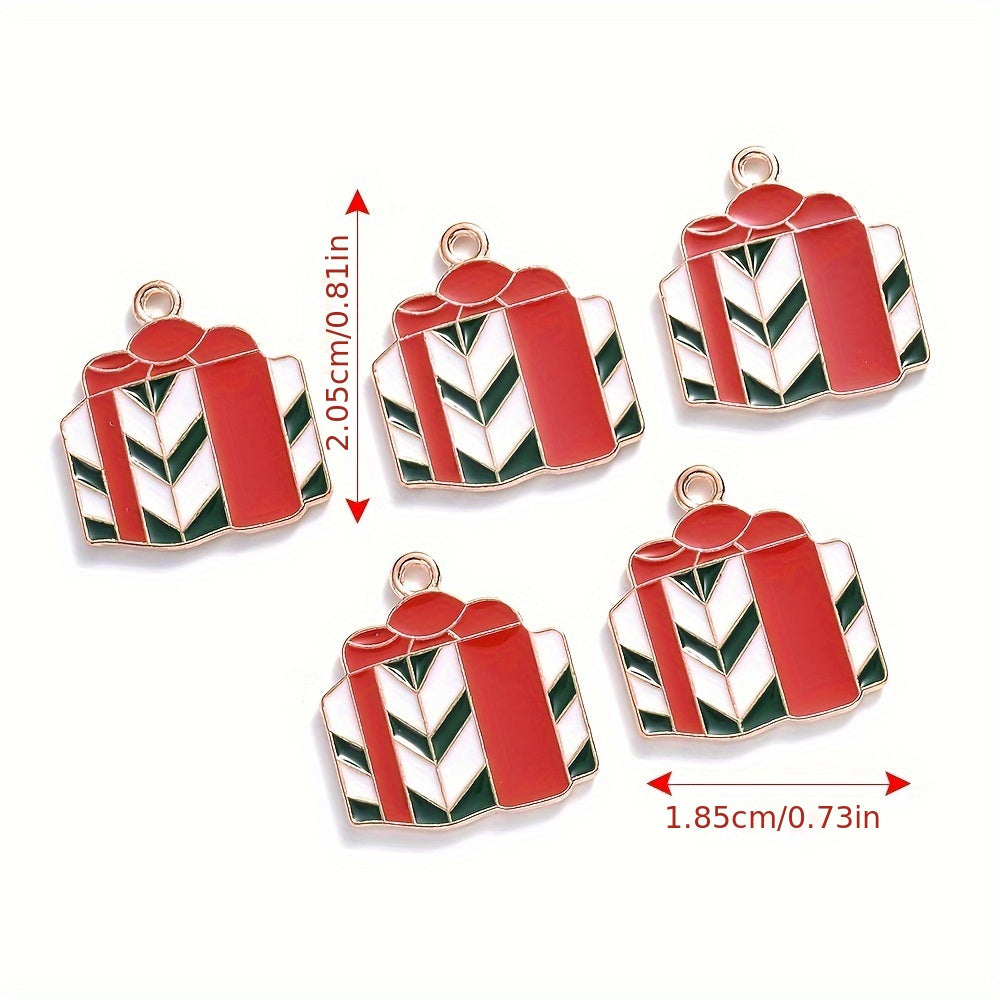 Mixed Metal Christmas Pendants