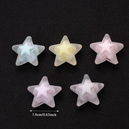 16 mm Acrylic Star Beads