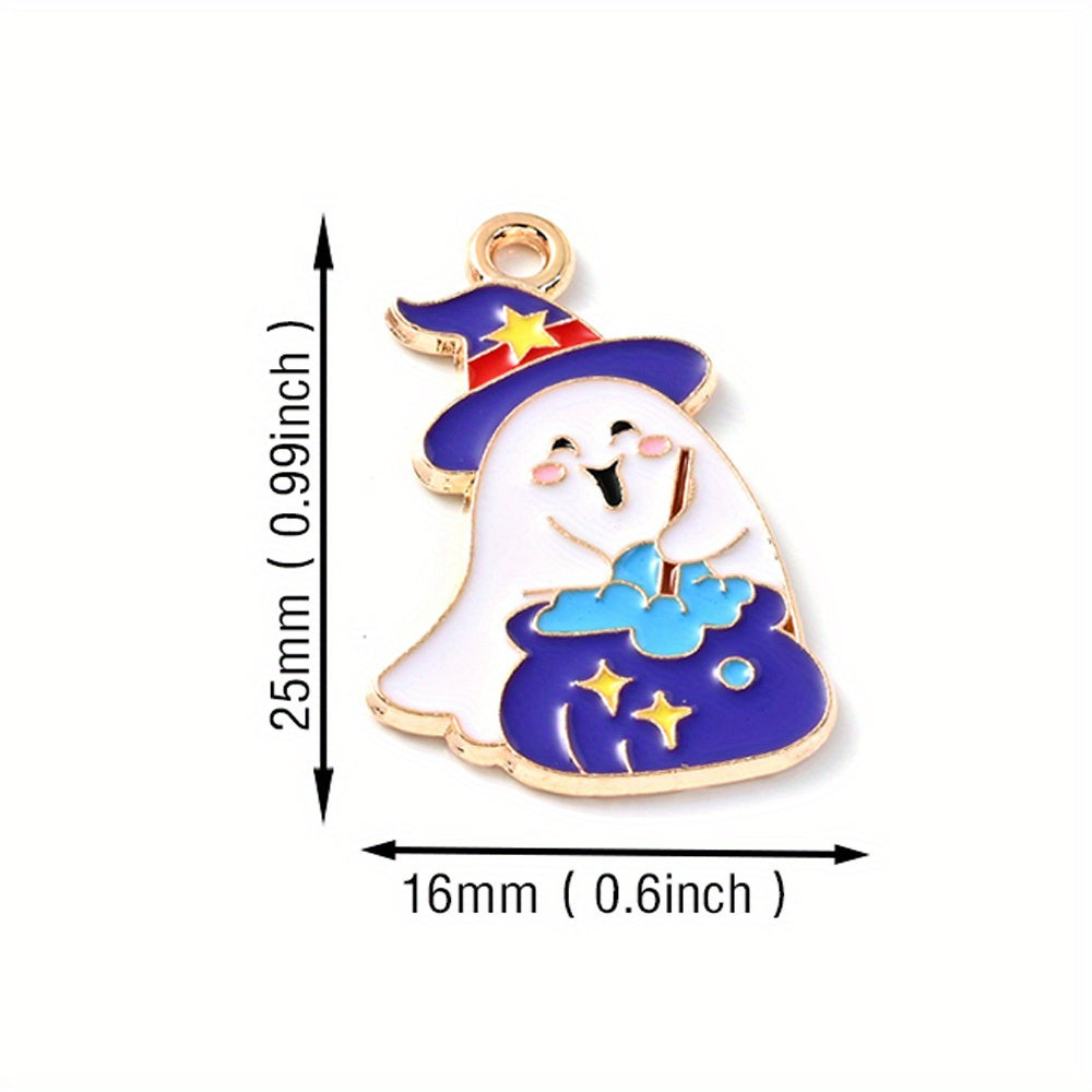 Halloween Alloy Enamel Pendants