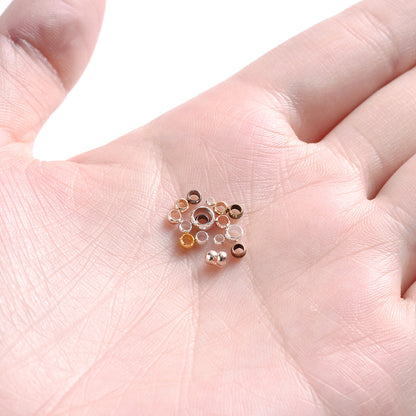 Copper Ball Crimp Beads