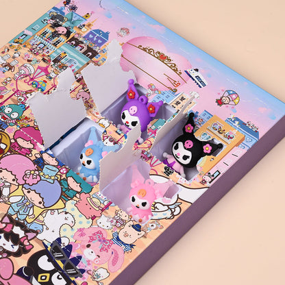 Anime Character Advent Countdown Keychain Box