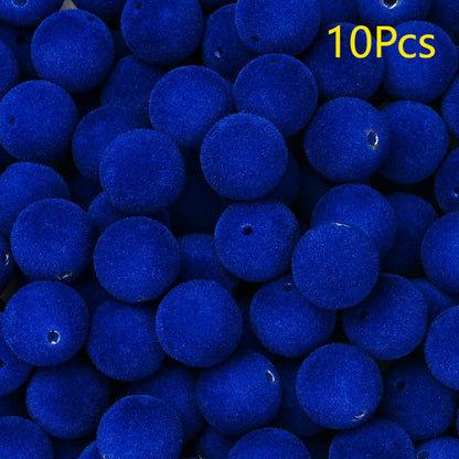 Frosted Round Acrylic Beads
