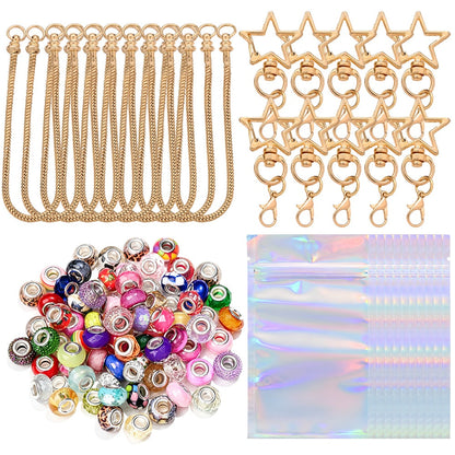 20PCS Beaded Keychain Making Set