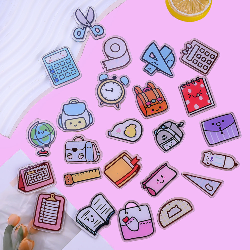 4 cm School-Themed Plastic Craft Material