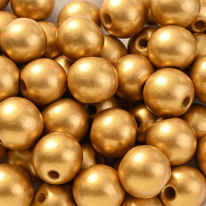 Marine-Themed Wooden Beads