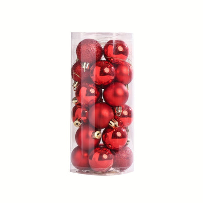 Plastic Christmas Ball Charms