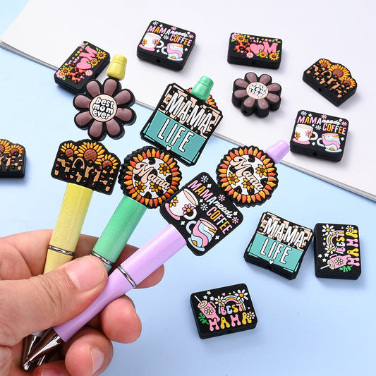 16-Piece Mom Silicone Bead Set