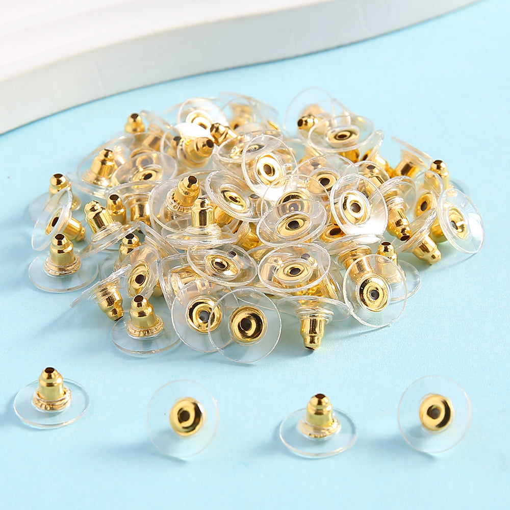 Bullet Clutch Earring Backs with Pads