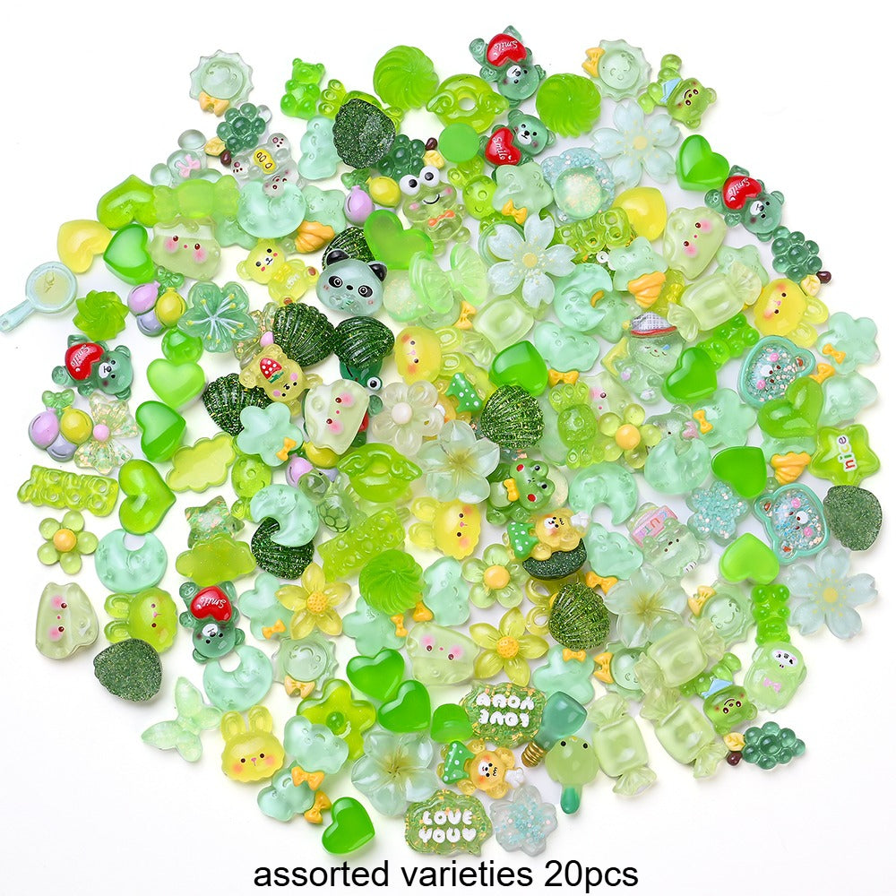 Icy Animal & Flower Resin Beads