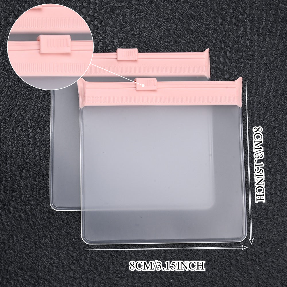8 cm Square Reusable EVA Jewelry Storage Bags