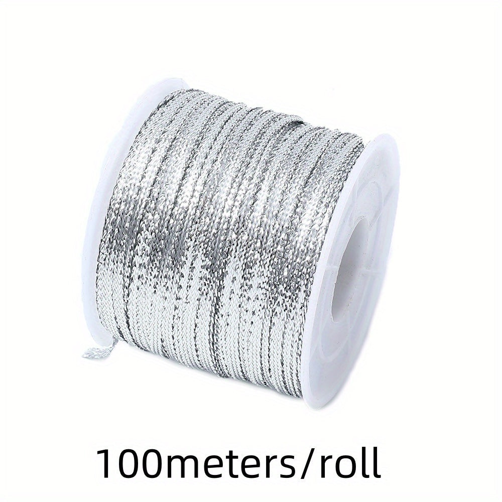 100 m/Roll 3 mm Christmas Ribbon Cord