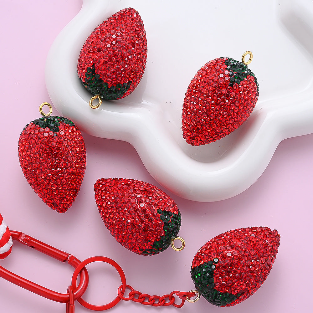 Strawberry Soft Clay Pendant
