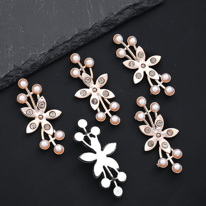 25x44 mm Rose Gold Pearl Plastic Patches