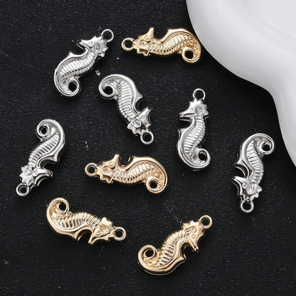 20PCS 3D Retro Seahorse CCB Pendant Set