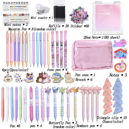 130PCS Writing & Stationery Gift Set with Pen Case