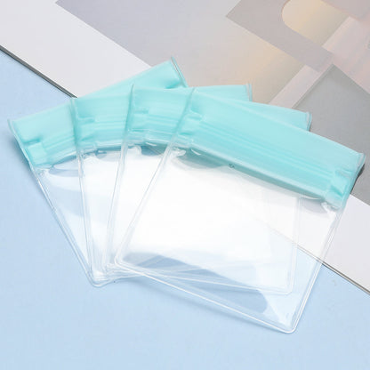 10-Piece Clear Plastic Self-Sealing Jewelry Packaging Bags