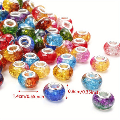 Large Hole Resin Spacer Beads