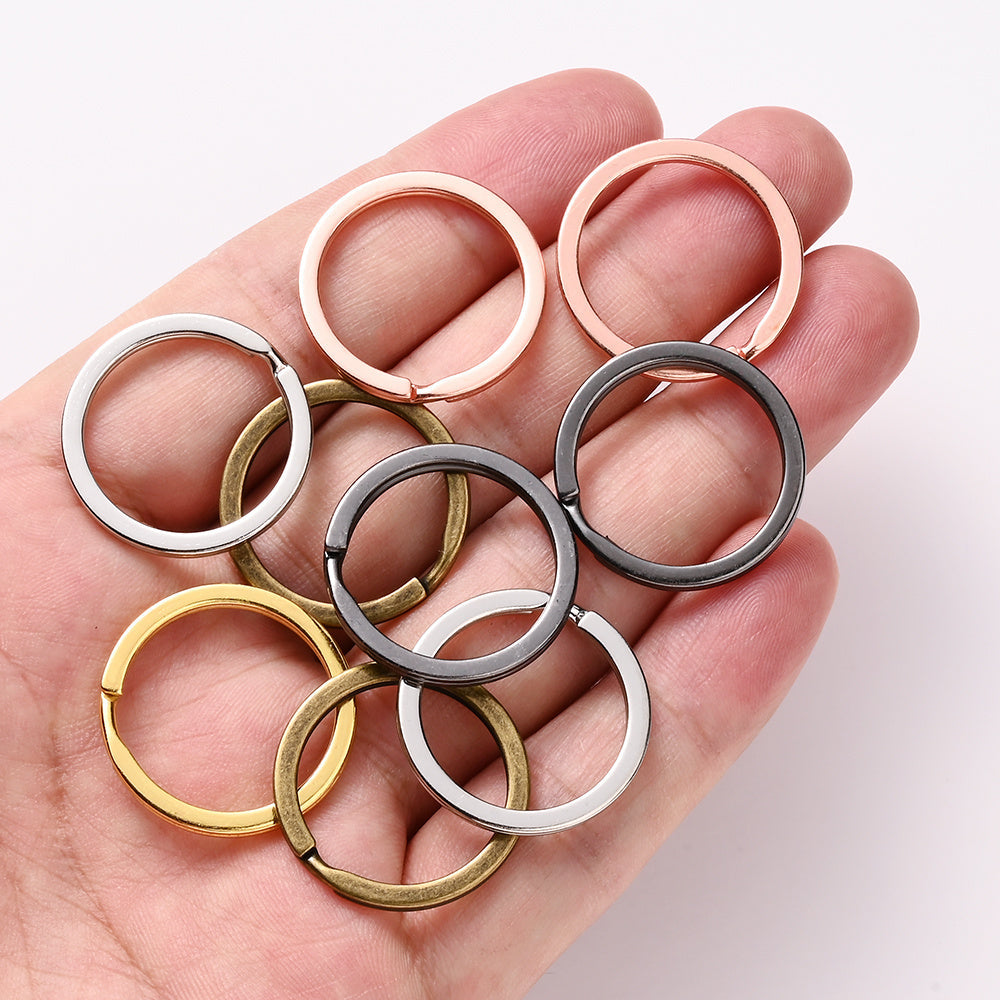 Colored Iron Flat Rings