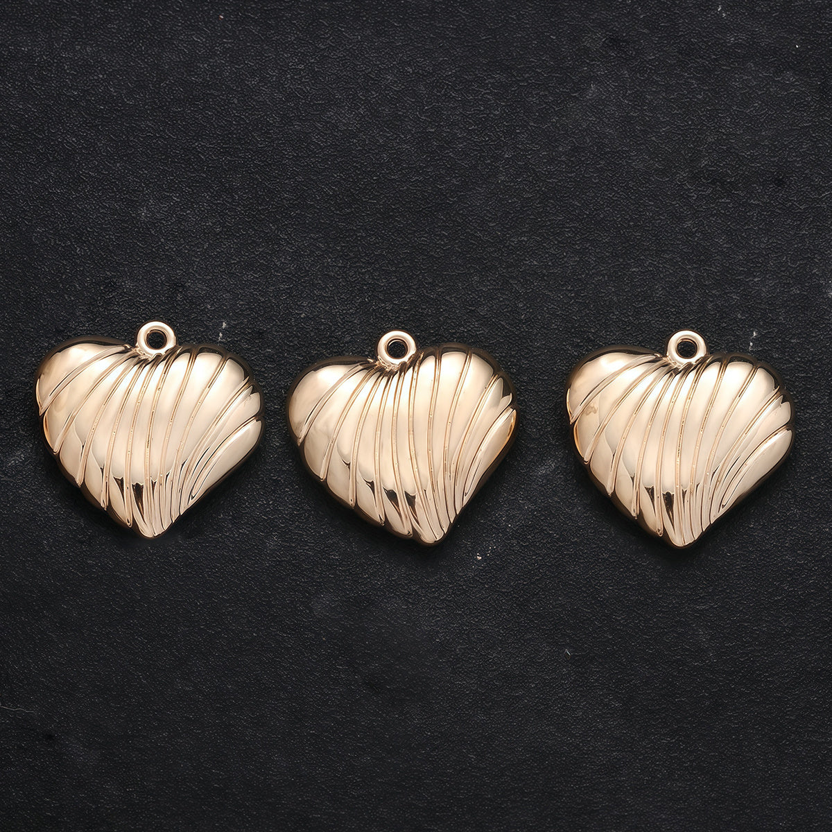 10PCS Gold & Silver CCB Love Pendant Set