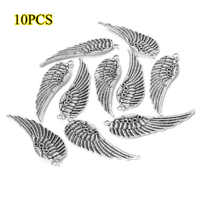 Vintage Alloy Wing Pendants