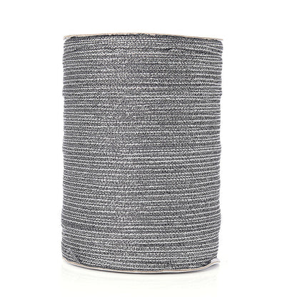 Grey Glitter Ribbon