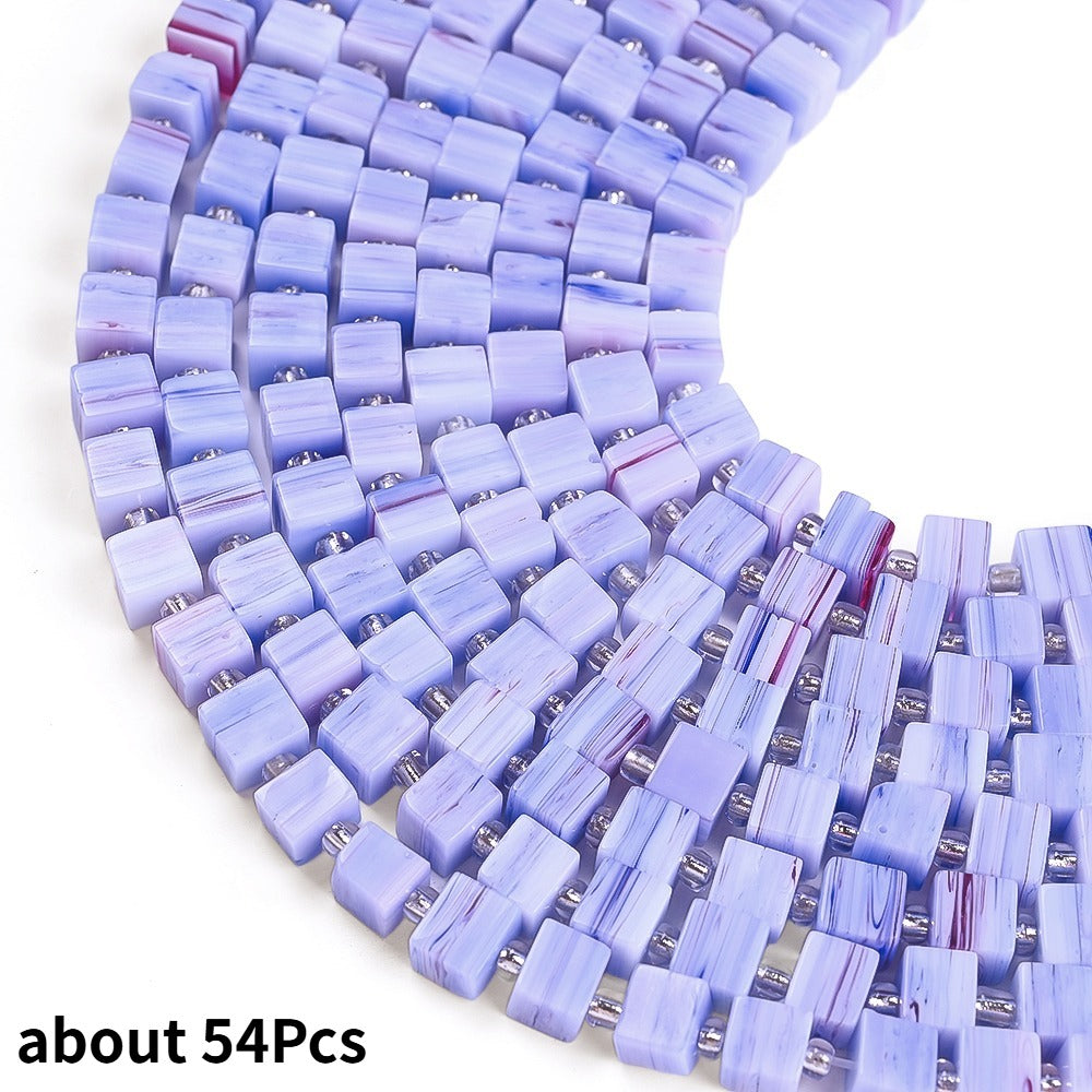 Square Natural Stone Beads