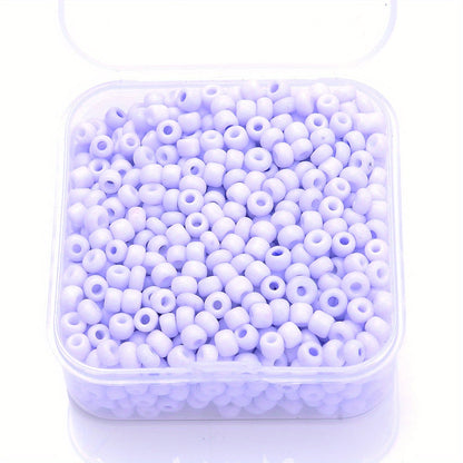 1000PCS 3mm Macaron Multicolor Glass Seed Bead Set