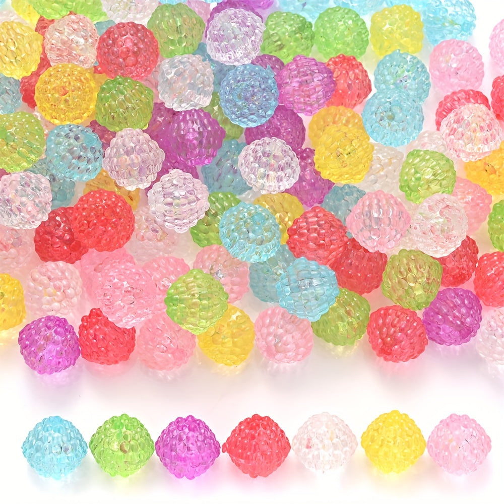 Clear Bayberry Acrylic Beads