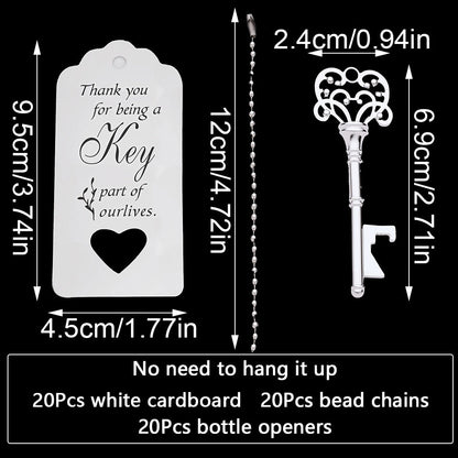 Aluminum Alloy Key Bottle Opener Sets