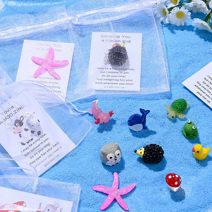 20PCS Resin Pocket Gift & Decorative Ornament Set