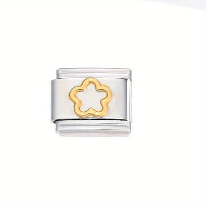 Flower Alloy Bracelet Module