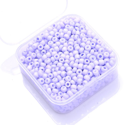1000PCS 3mm Macaron Multicolor Glass Seed Bead Set