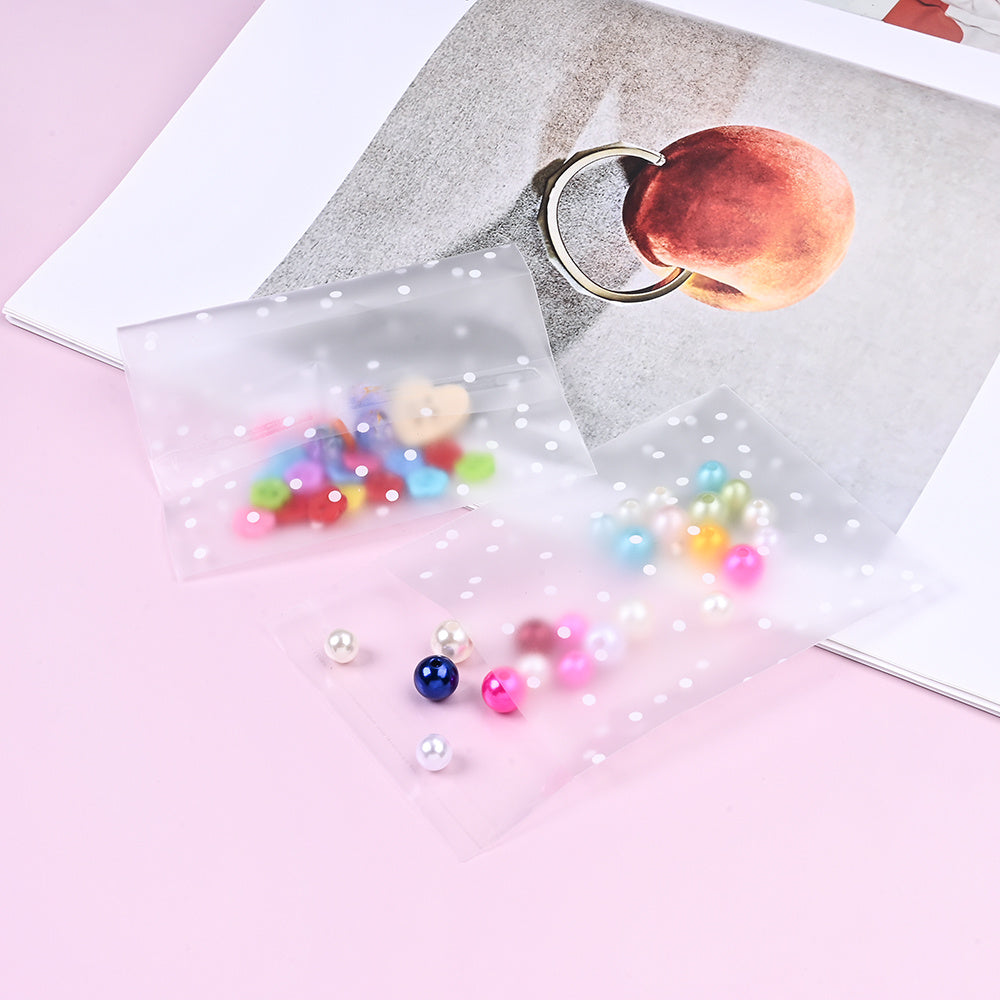 Frosted Self-Sealing Jewelry Bags