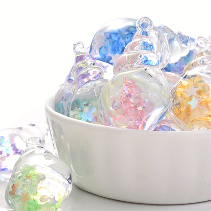 Luminous Transparent Resin Pendants