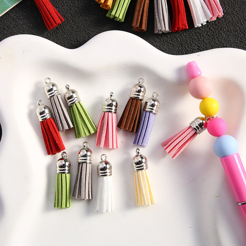 3.6 cm Mini Multicolor Cotton Fringe