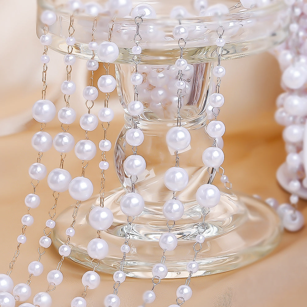 Imitation Pearl Strand Chain