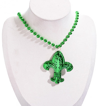 Mardi Gras Carnival Beaded Crown Necklaces