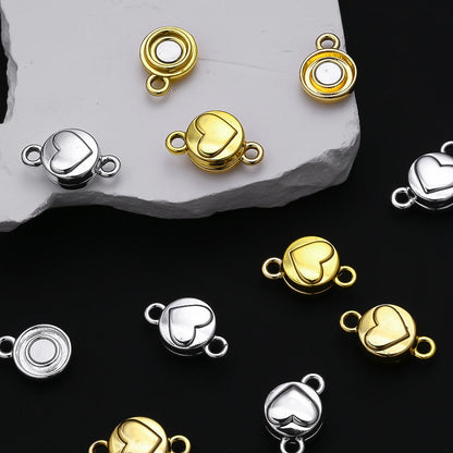 Heart Magnetic Clasp Connectors