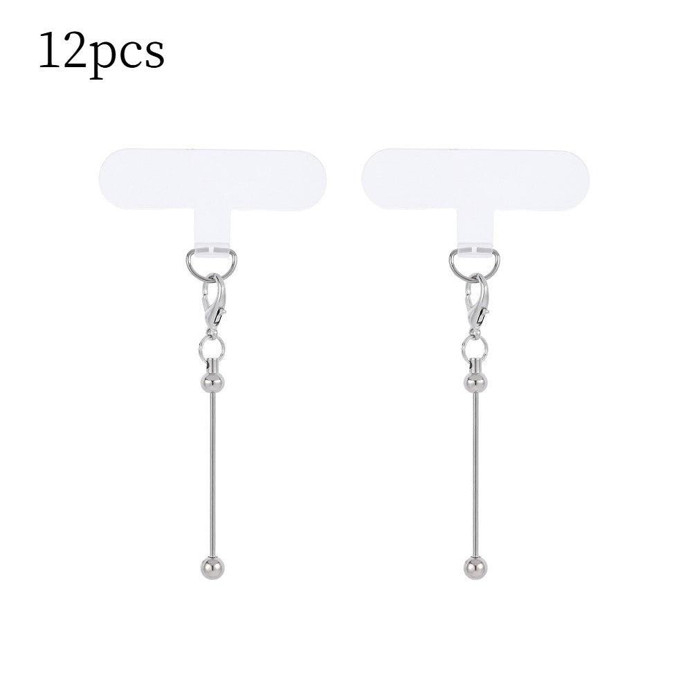Golden & Silvery Blank Phone Chain Set