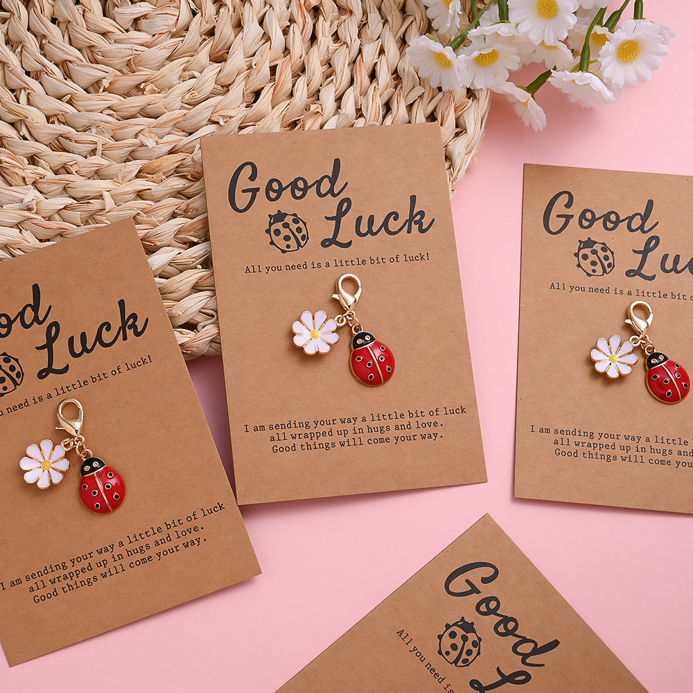 Ladybug Keychain Gift Set