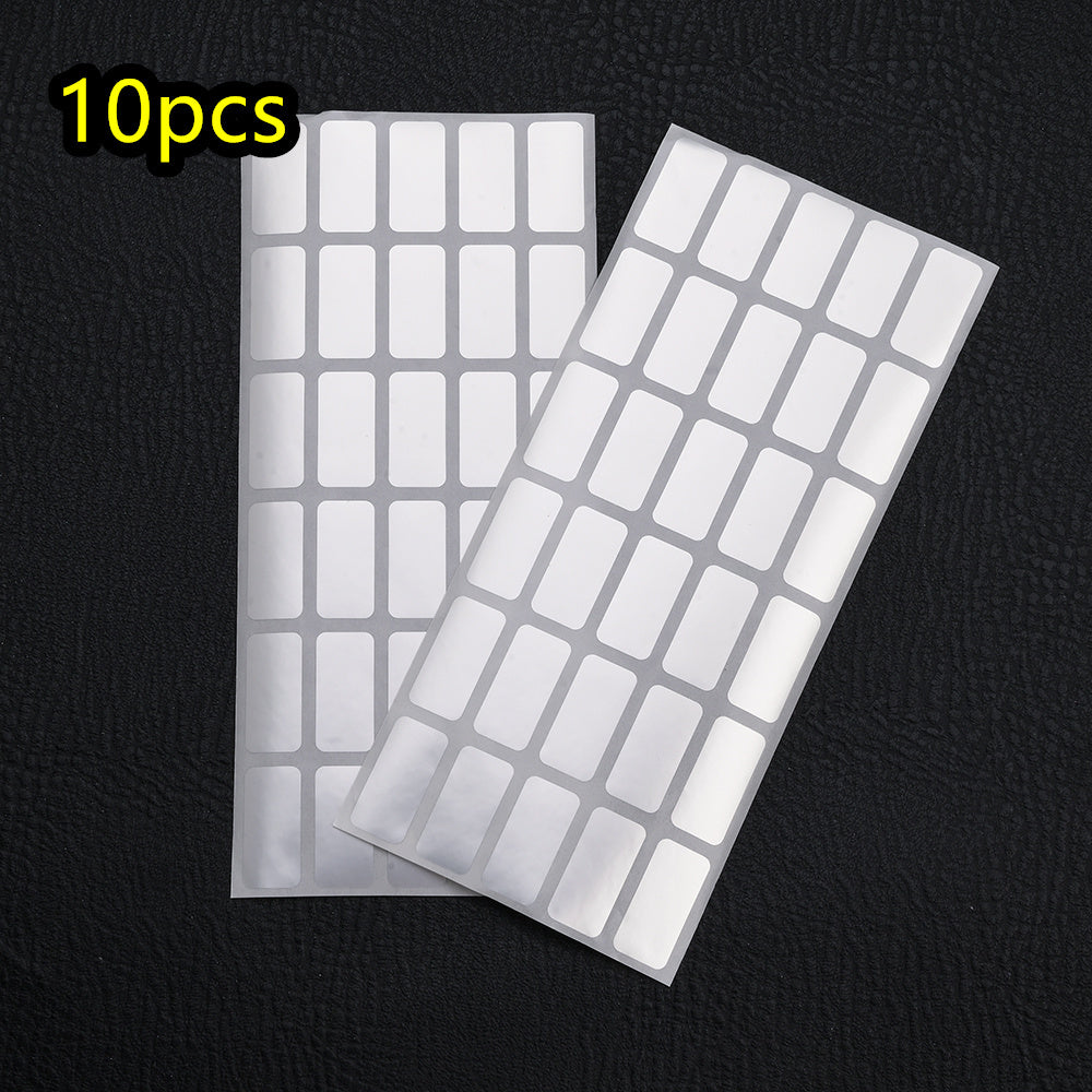 Silvery Waterproof Label Stickers