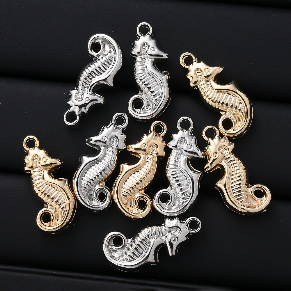 20PCS 3D Retro Seahorse CCB Pendant Set